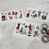 Planner Stickers: Me Time + Girl Boss