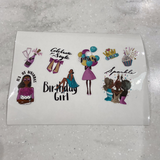 Planner Stickers: Birthday Girl + Girl Boss
