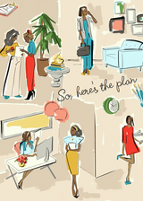 Weekly Planner: Flamingo Society: "So, here's the plan"