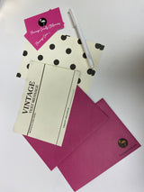 VINTAGE TEXT MESSAGE NOTE CARDS