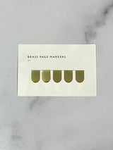 BRASS PAGE MARKERS