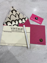 VINTAGE TEXT MESSAGE NOTE CARDS