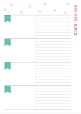 Weekly Planner: Gwendolyn Brooks: "So Here's the Plan"